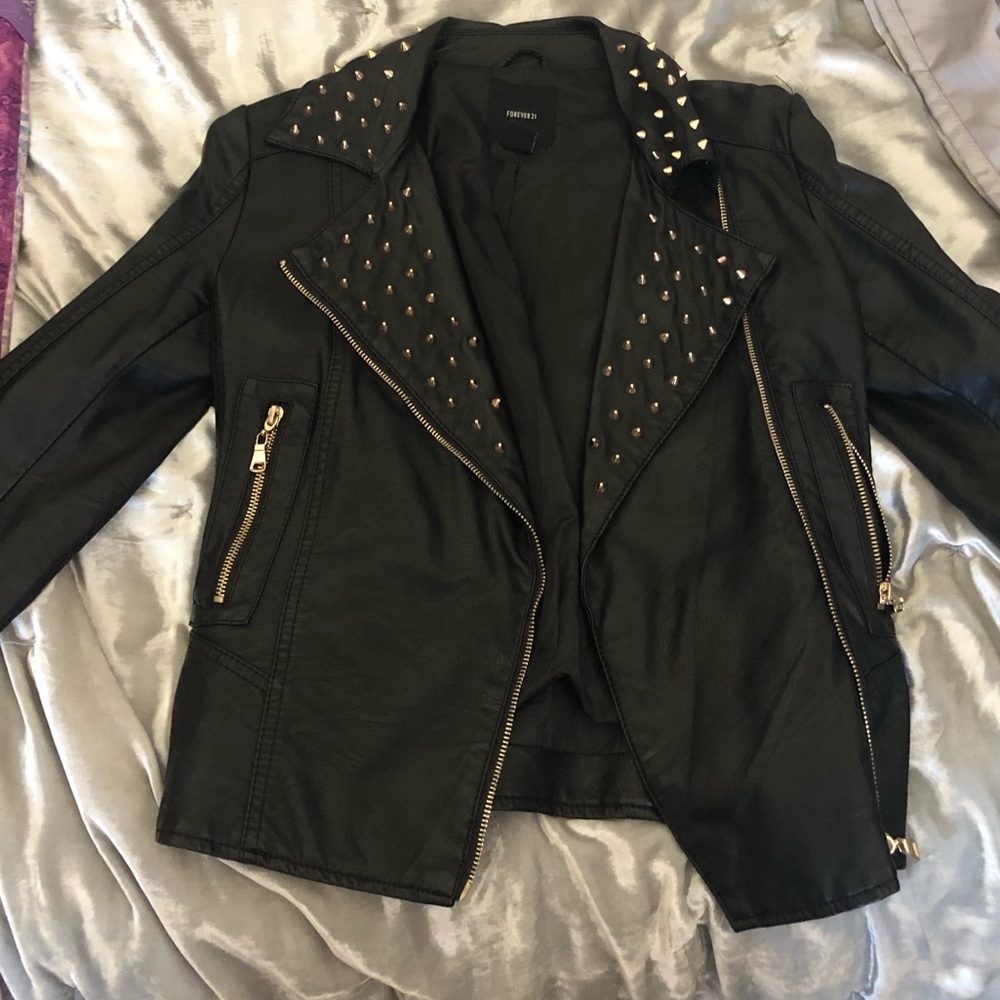 Faux Leather Jacket